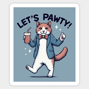 Lets Party Sticker